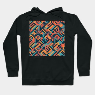 Spectrum mindset - Abstract Mindset Seamless Pattern Hoodie